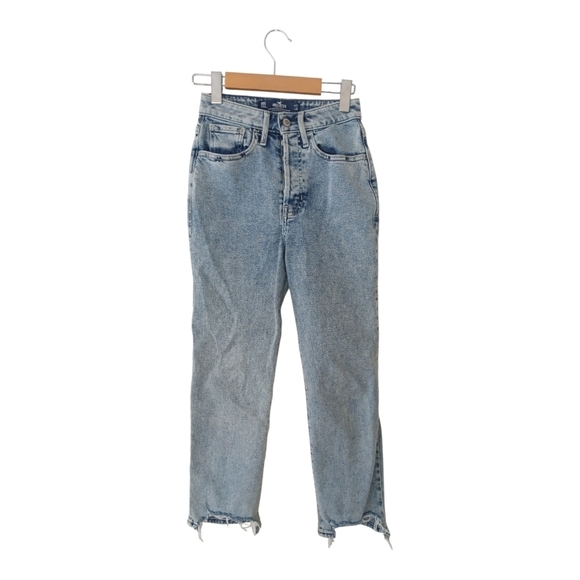 Garage Hollister High Rise Mom Flare Jeans Bundle 00 23 - Picture 4 of 11